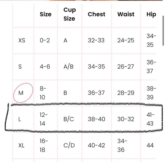 Pink Lily Terracotta Two Piece Bikini Size Large - Picture 11 of 11